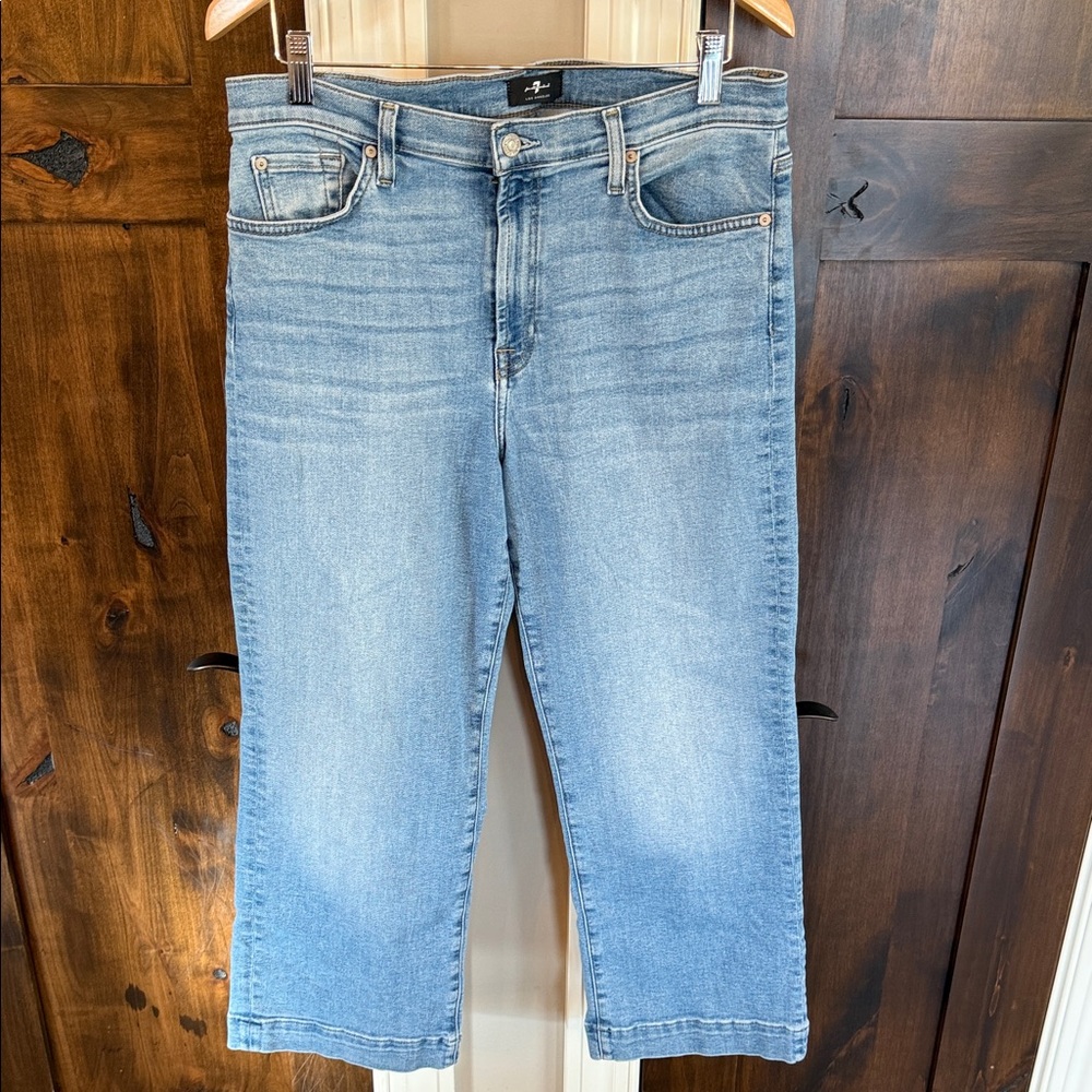 7 For All Mankind Light Blue Denim Jeans